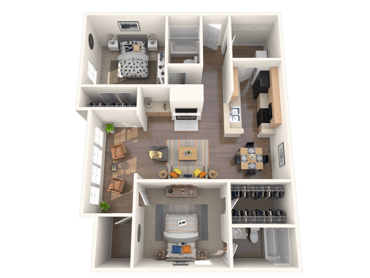 B1/B2 - The Hartley floor plan